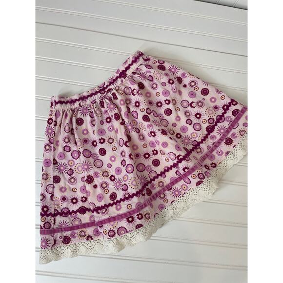 Hanna Andersson Blue Long Sleeve Tee & Flared Skirt Girls Bundle Size 8 YO - Picture 3 of 5